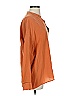 Vince. 100% Silk Orange Long Sleeve Silk Top Size XS - photo 4