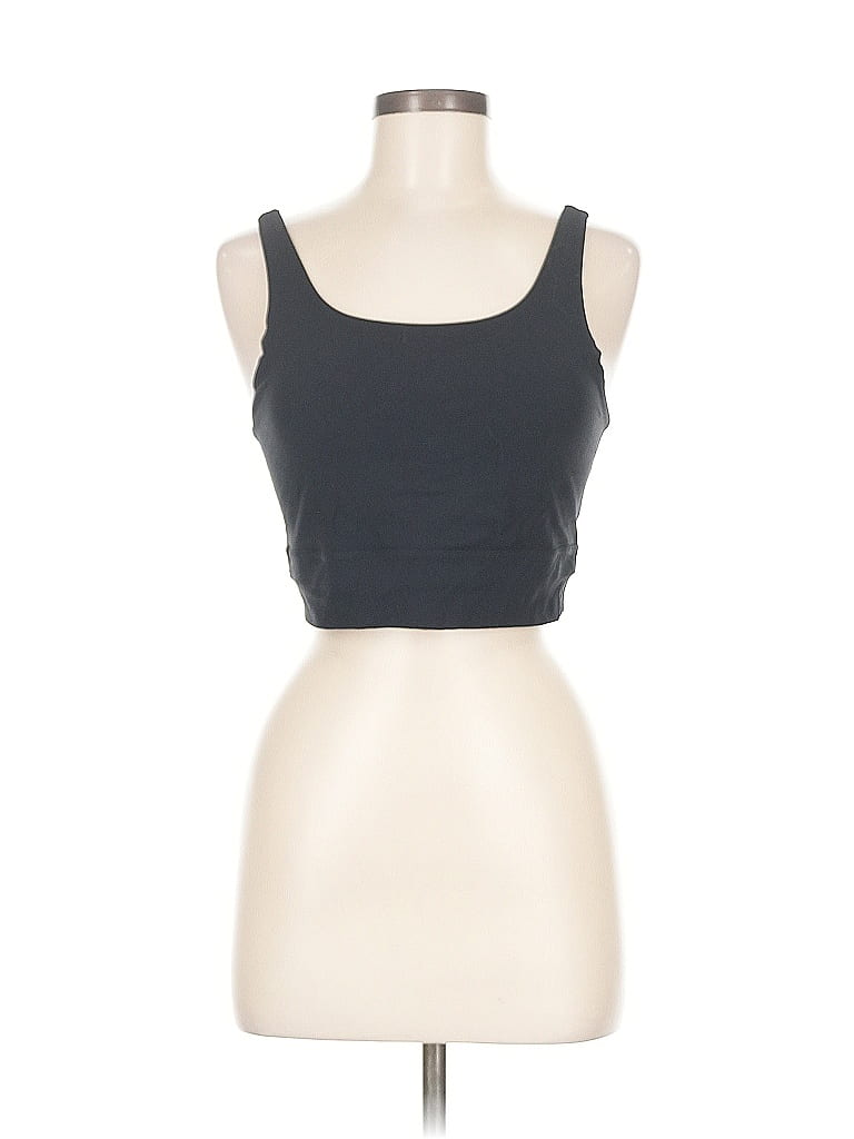 Pre-owned Nike Tank Top Black Strapless Neckline Tops