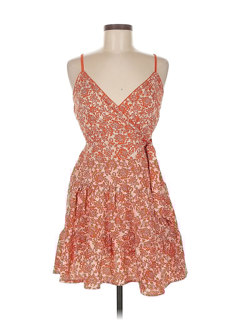 BAND OF THE FREE Pre-owned Casual Dress In Orange