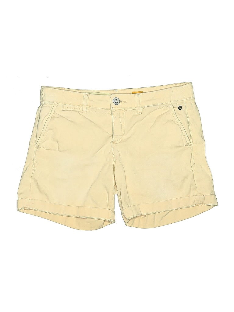 Pre-owned Pilcro And The Letterpress Khaki Shorts In Yellow