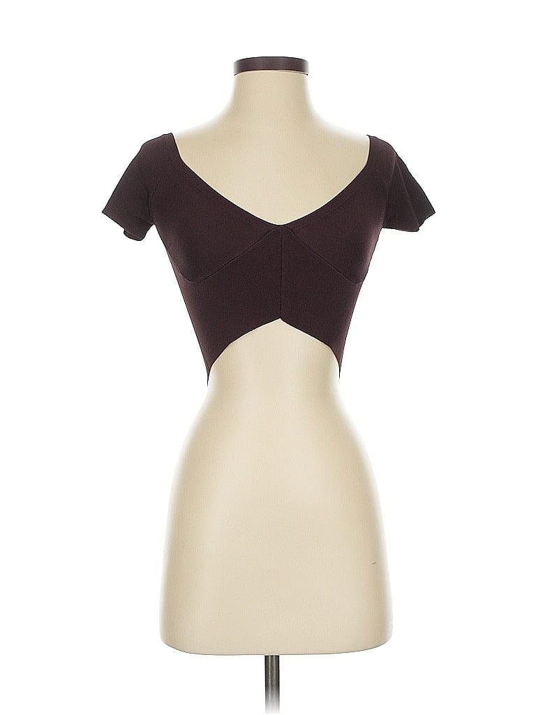 Click to view more detailed imagery on our partner's website Pre-owned Zara Short Sleeve T-shirt In Brown