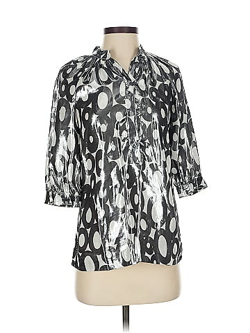 Trina Turk 3/4 Sleeve Silk Top (view 1)