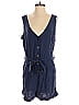Unbranded 100% Polyester Solid Blue Romper Size S - photo 1