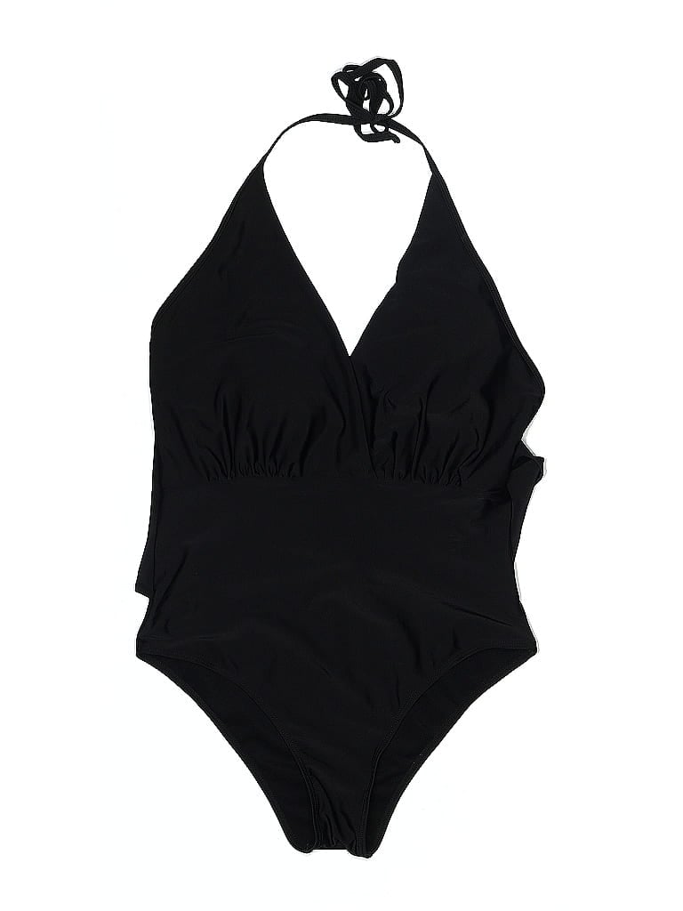 Pre-owned Unbranded One Piece Swimsuit In Black