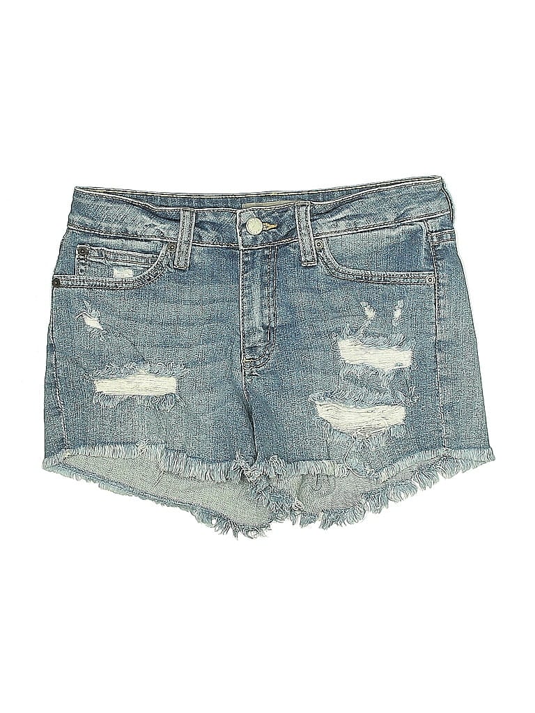 Pre-owned Just Usa Denim Shorts In Blue