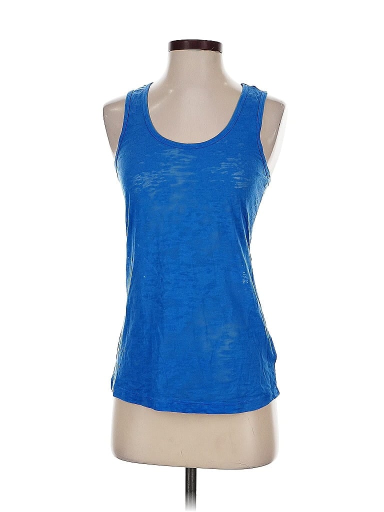 Pre-owned Bdg Tank Top Blue Halter Neckline Tops