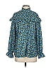 Mazik 100% Polyester Blue Long Sleeve Blouse Size S - photo 1