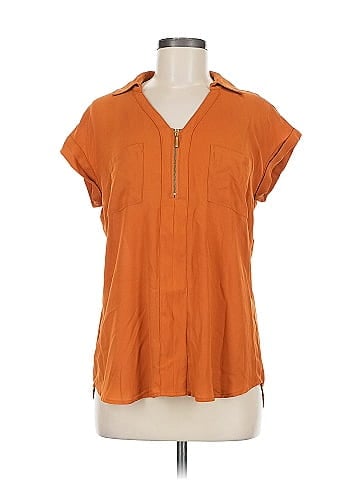 Carmen Carmen Marc Valvo Short Sleeve Blouse (view 1)