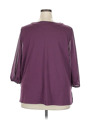 Sag Harbor 3/4 Sleeve Blouse (view 2)