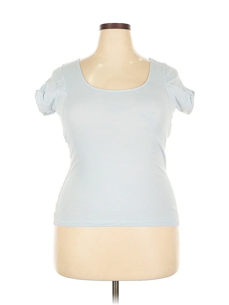 Pre-owned Assorted Brands Short Sleeve T-shirt In Blue