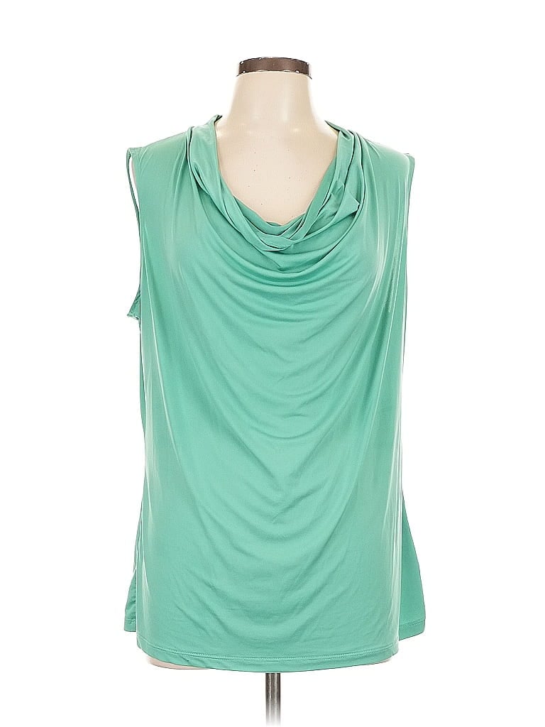 WORTHINGTON Pre-owned Sleeveless T-shirt In Green