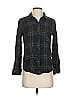 Rails 100% Rayon Plaid Black Long Sleeve Button-Down Shirt Size S (petite) - photo 1