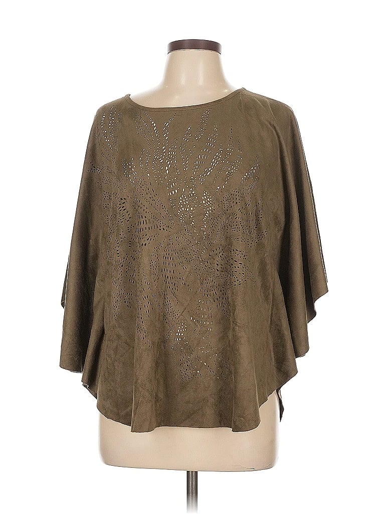 Click to view more detailed imagery on our partner's website Pre-owned Alberto Makali Poncho In Brown