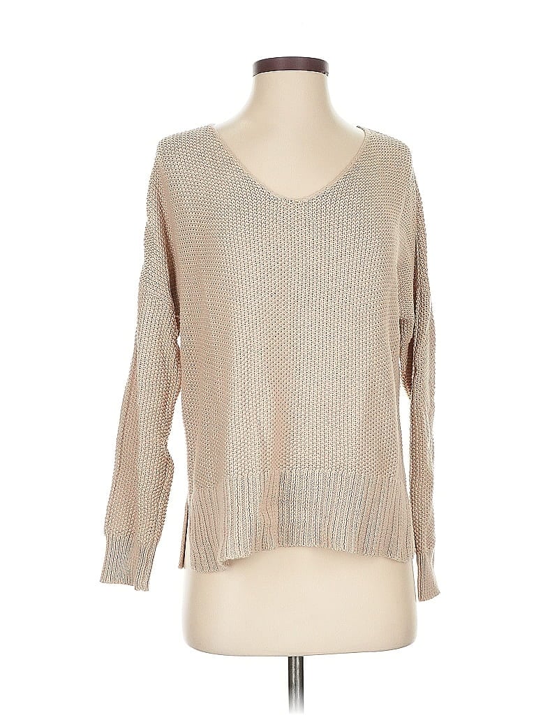 Pre-owned Lucky Brand Pullover Sweater In Brown