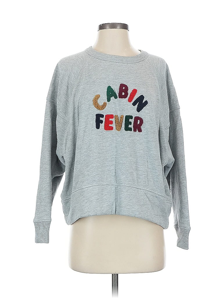 Pre-owned Lou & Grey Sweatshirt In Silver