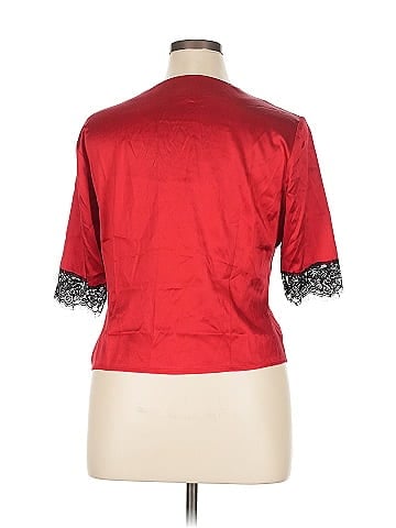 Moda International Short Sleeve Silk Top (view 2)