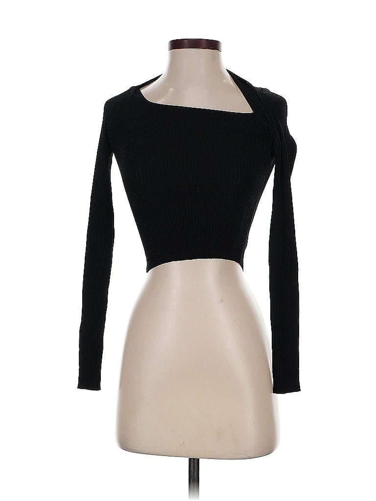 Pre-owned Babaton Cardigan Sweater In Black