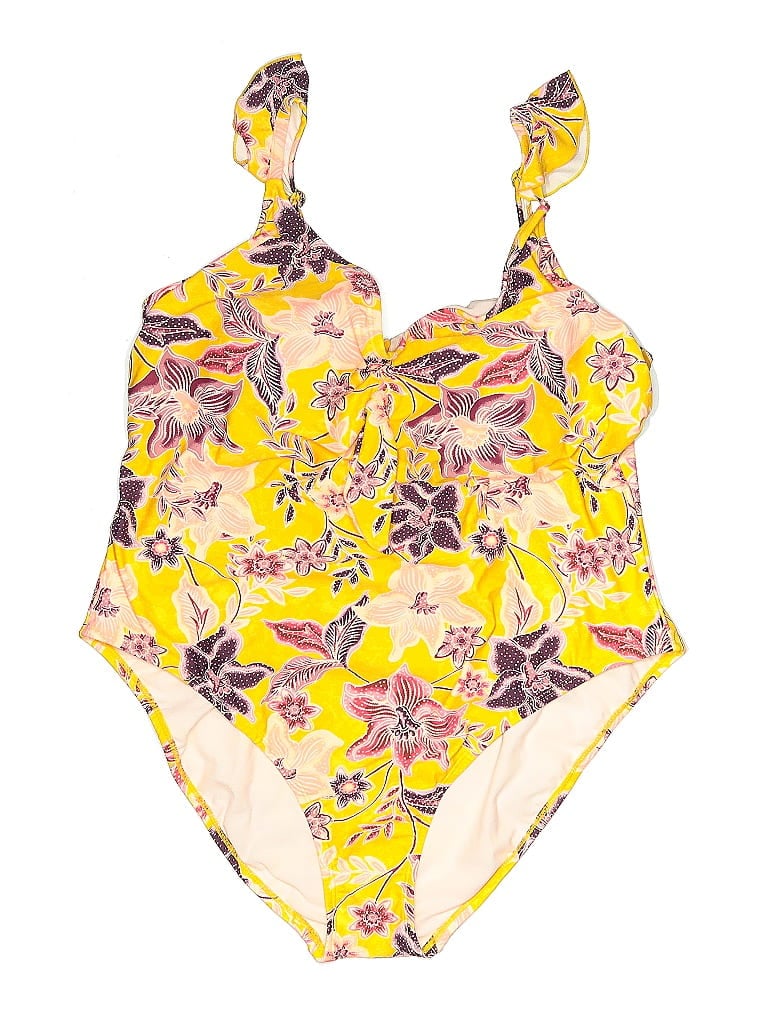 Pre-owned No Boundaries One Piece Swimsuit In Yellow