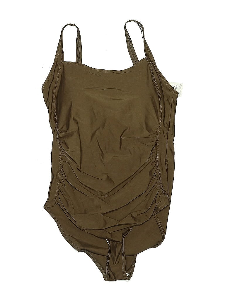Pre-owned Unbranded One Piece Swimsuit In Brown
