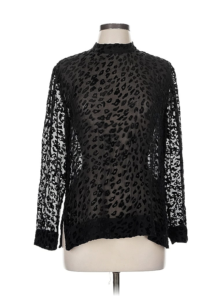 Pre-owned Rag & Bone Long Sleeve Top Black Turtleneck Tops