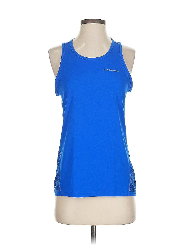 Pre-owned Brooks Active Tank Top In Blue
