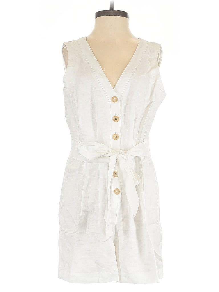 Ann Taylor Loft Romper In White