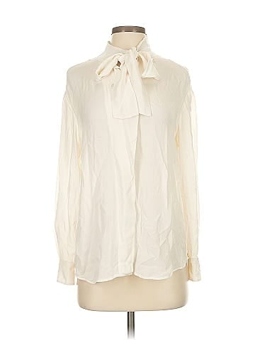 Rebecca Taylor Long Sleeve Silk Top (view 1)