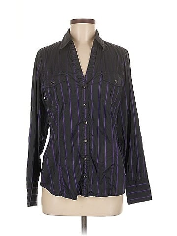Express Design Studio Long Sleeve Blouse (view 1)