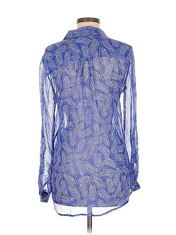 Diane von Furstenberg Long Sleeve Silk Top (view 2)