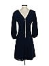 DKNY 100% Polyester Solid Blue Casual Dress Size 2 - photo 2