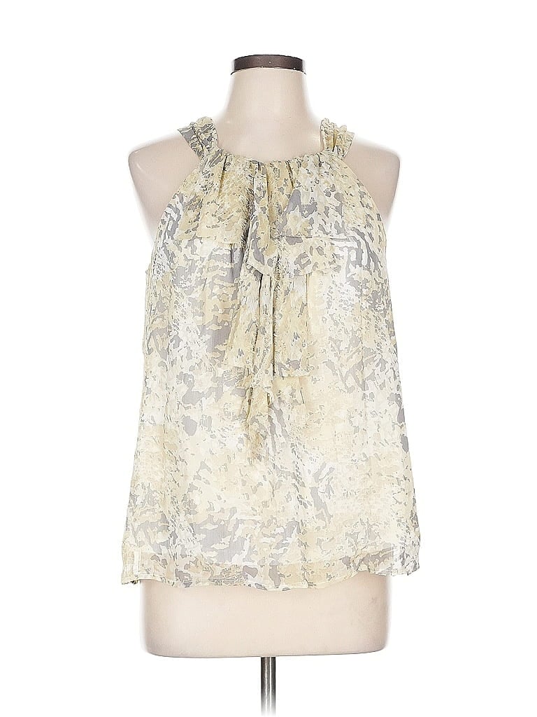 Pre-owned Adiva Sleeveless Blouse In Silver