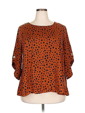 Emery Rose 3/4 Sleeve Blouse (view 1)