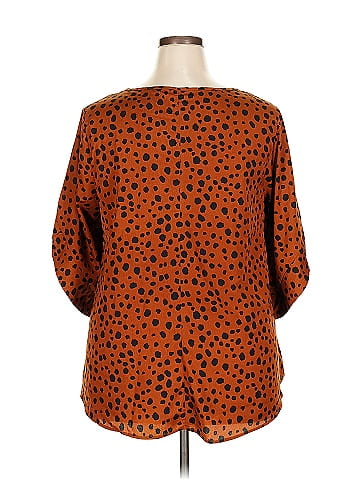 Emery Rose 3/4 Sleeve Blouse (view 2)