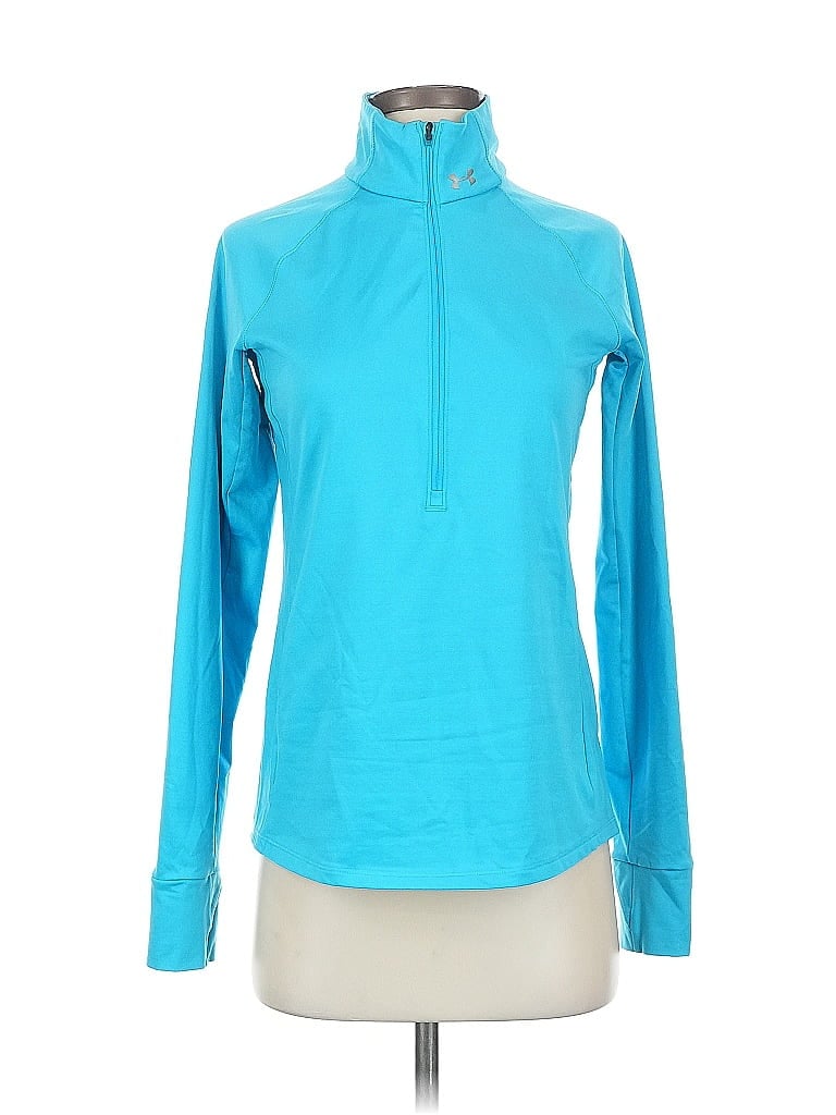 Click to view more detailed imagery on our partner's website Pre-owned Under Armour Long Sleeve Turtleneck In Blue
