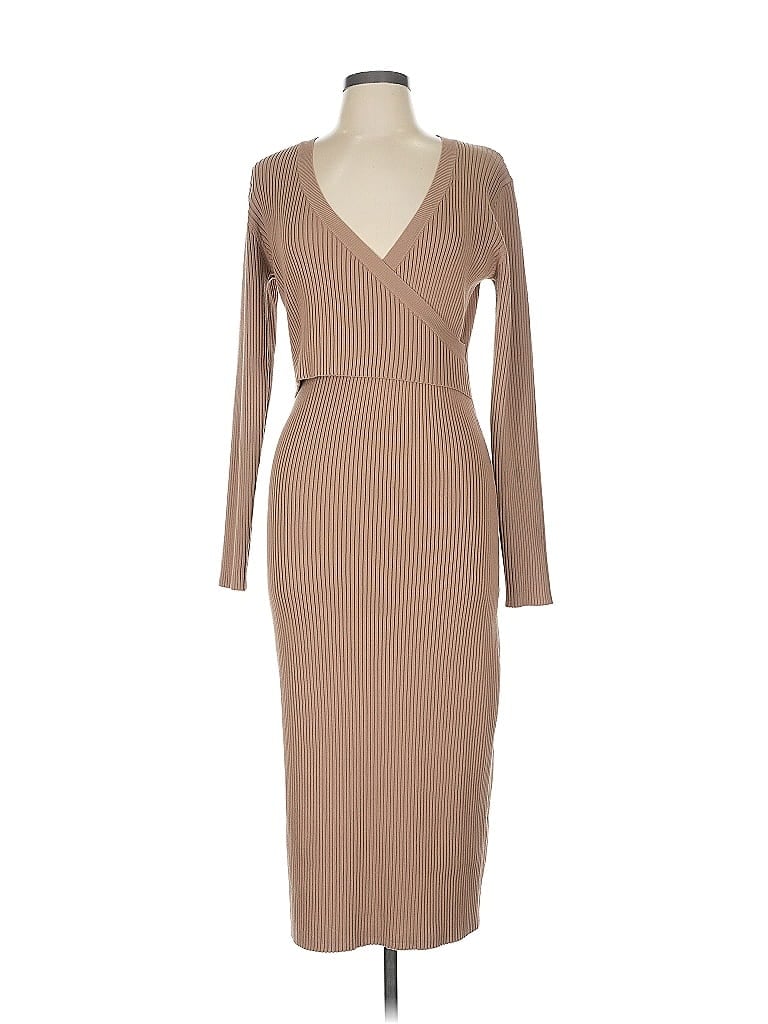 Pre-owned Astr Cocktail Dress In Brown