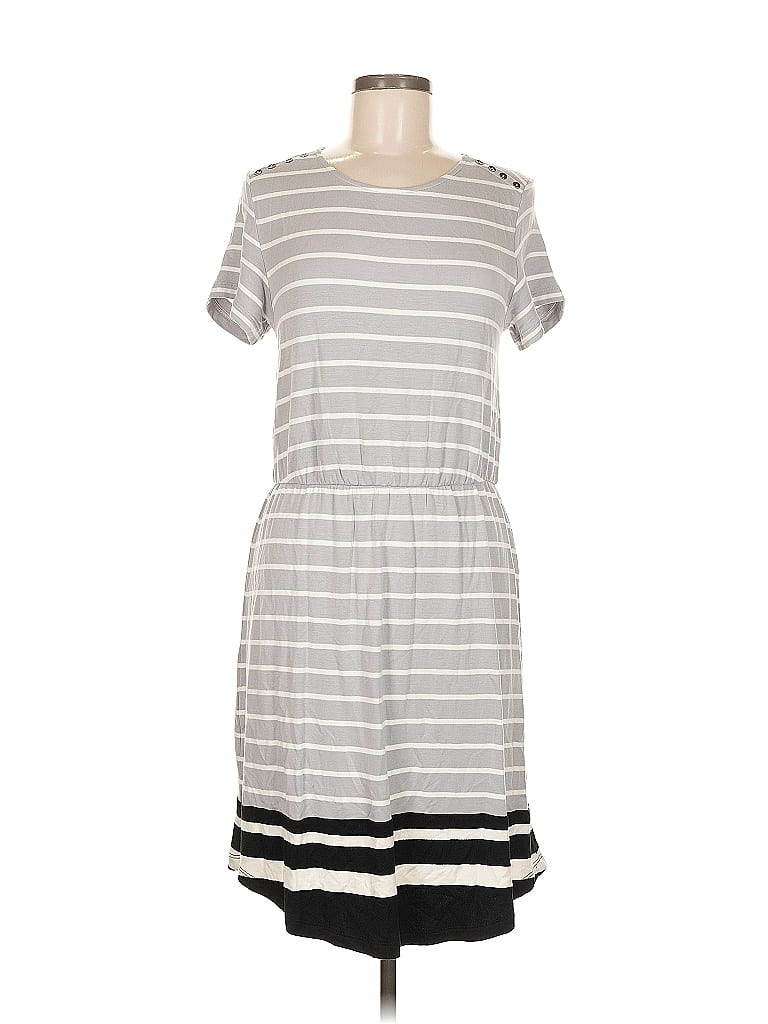 Pre-owned Market & Spruce Casual Dress In Gray