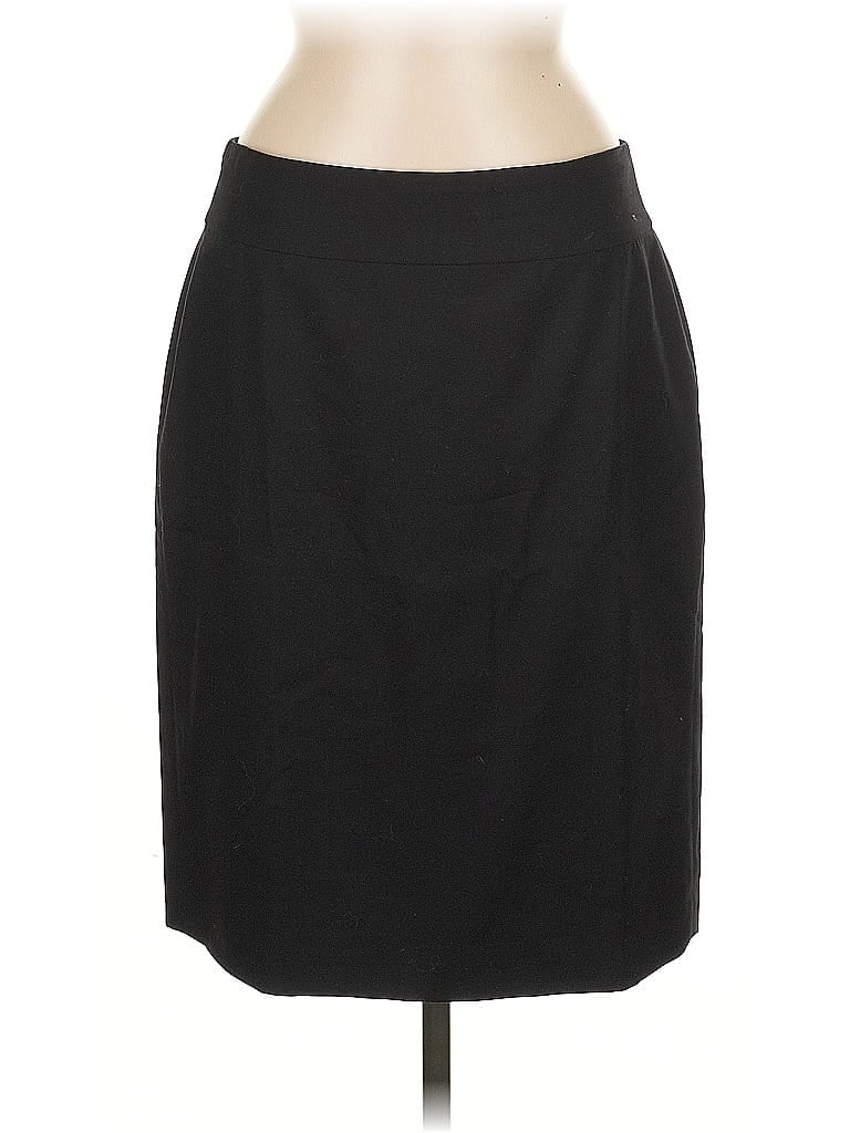 Pre-owned Banana Republic Wool Skirt In Black