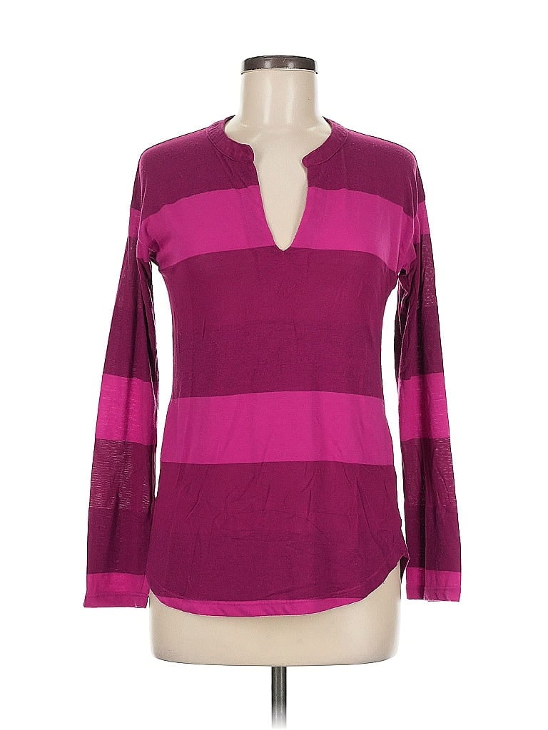 Click to view more detailed imagery on our partner's website Pre-owned Splendid Long Sleeve T-shirt In Purple