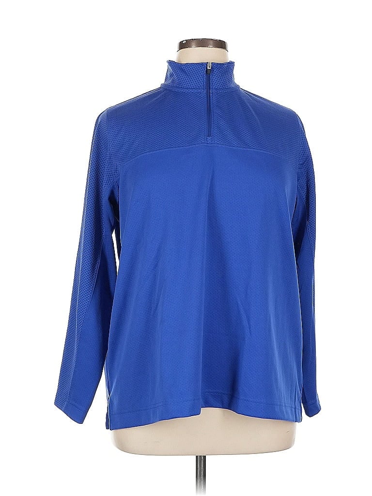 Pre-owned Lands' End Pullover Sweater In Blue