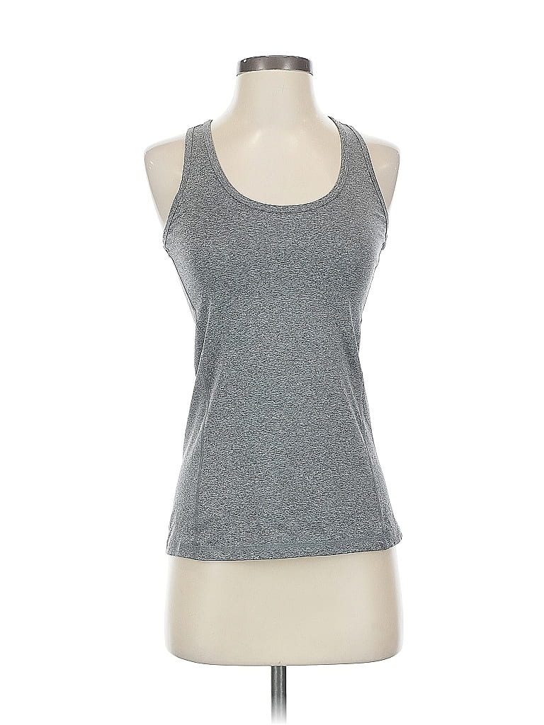 ICYZONE Pre-owned Tank Top Gray Halter Neckline Tops