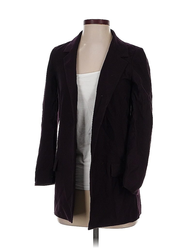 Pre-owned Allsaints Blazer Jacket In Burgundy