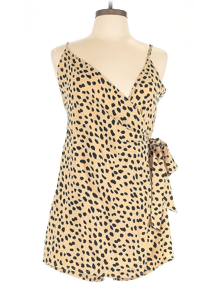 Pre-owned Forever 21 Romper In Brown