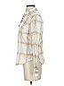 Gap Plaid Ivory Long Sleeve Button-Down Shirt Size S - photo 5