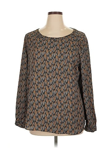 Ann Taylor LOFT Outlet Long Sleeve Blouse (view 1)