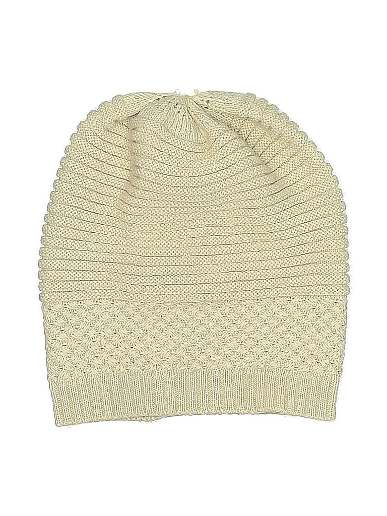 Pre-owned Unbranded Beanie Hat In Brown