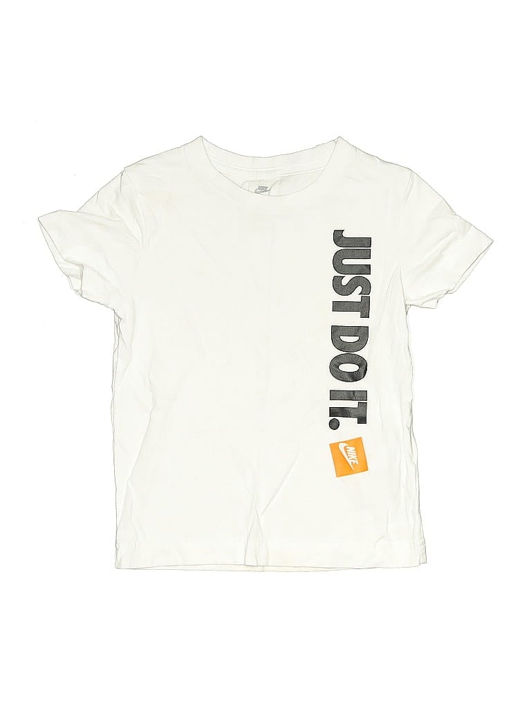 Pre-owned Nike Kids' Short Sleeve T-shirt In White