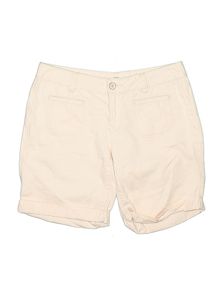 Pre-owned Ann Taylor Loft Khaki Shorts In White