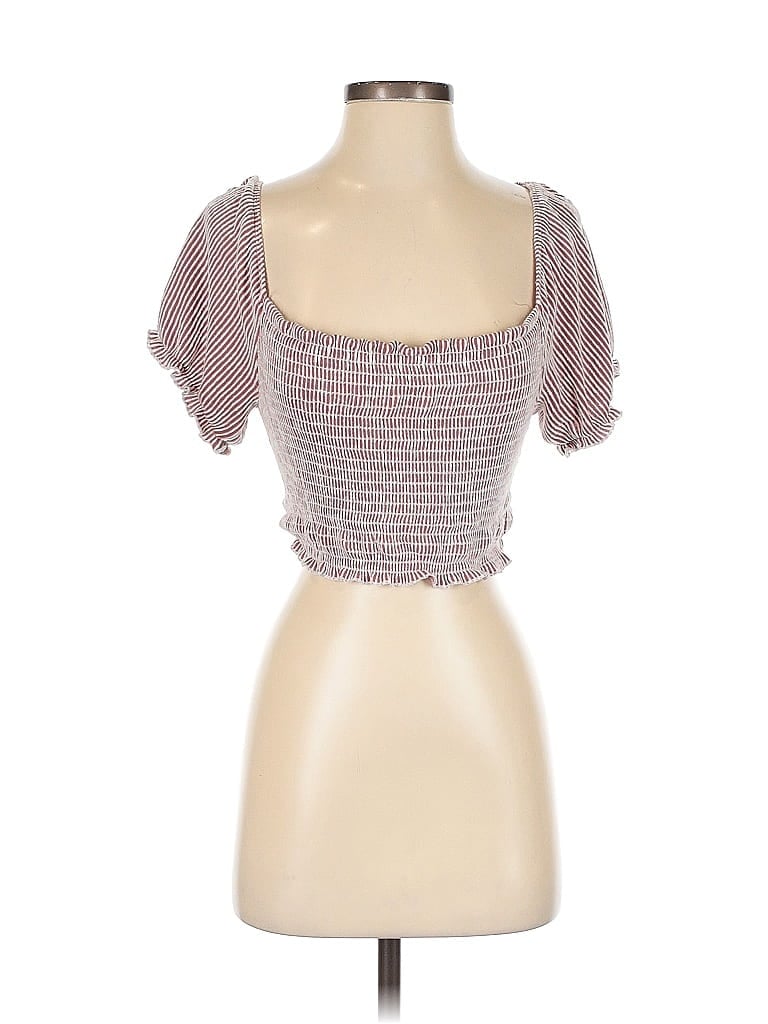Pre-owned Caution To The Wind Tube Top Pink Sweetheart Neckline Tops