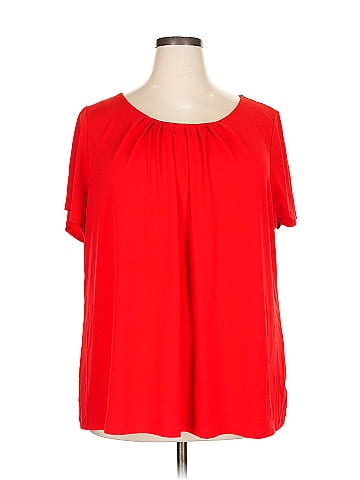 Liz Claiborne Career Short Sleeve Blouse (view 1)