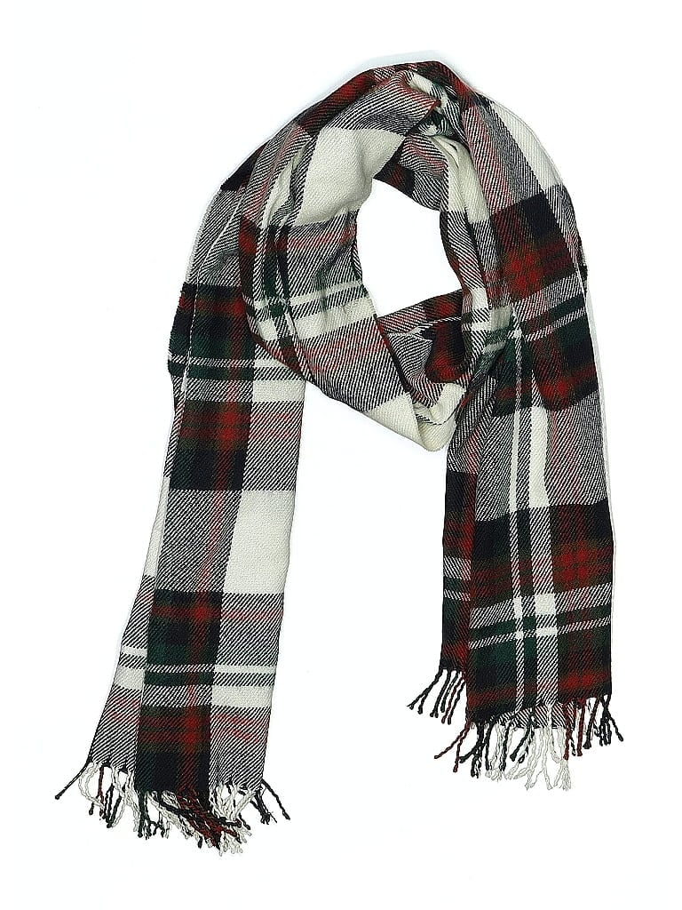 Pre-owned Unbranded Scarf In Burgundy